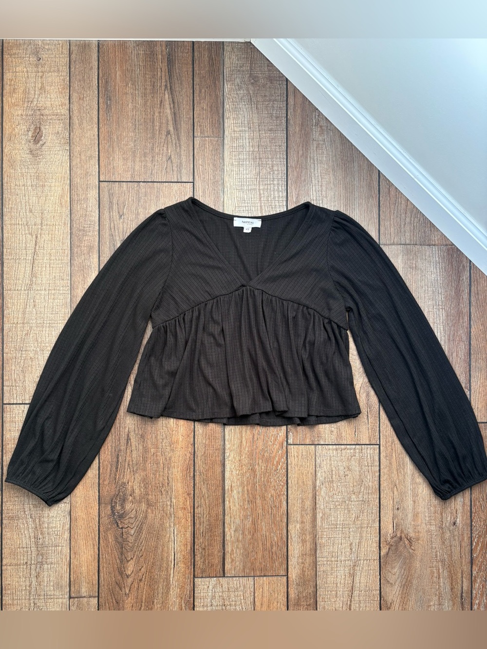 Black Baby Doll Top
